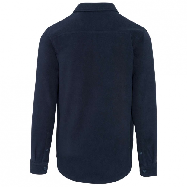 SHERPA-LINED FLEECE OVERSHIRT