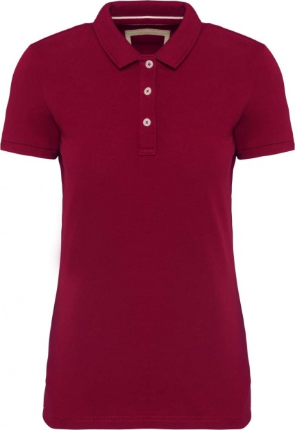 LADIES' VINTAGE SHORT SLEEVE POLO SHIRT