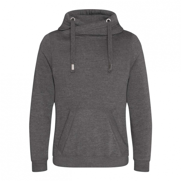 CROSS NECK HOODIE