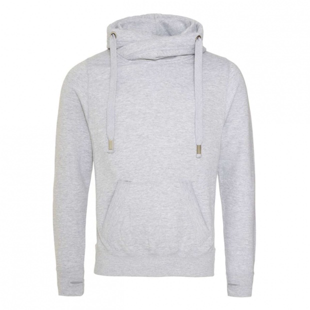 CROSS NECK HOODIE