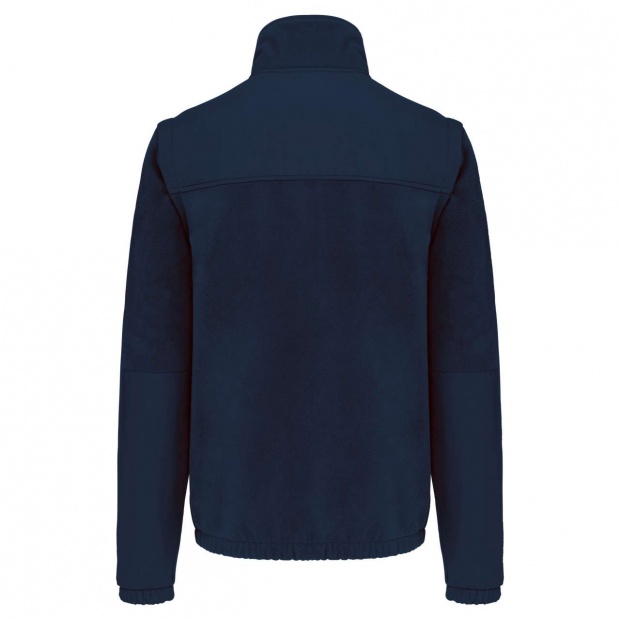 FLEECE JACKET WITH REMOVABLE SLEEVES