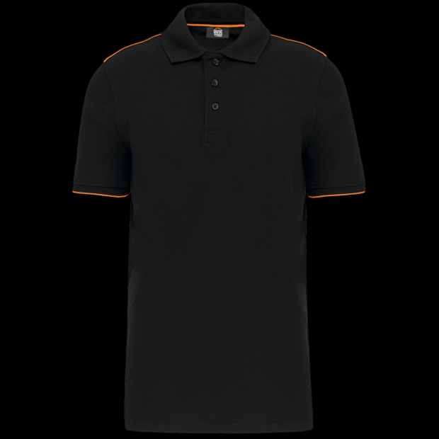 MEN'S SHORT-SLEEVED CONTRASTING DAYTODAY POLO SHIRT