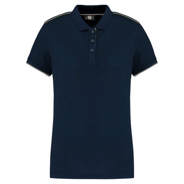 LADIES' SHORT-SLEEVED CONTRASTING DAYTODAY POLO SHIRT