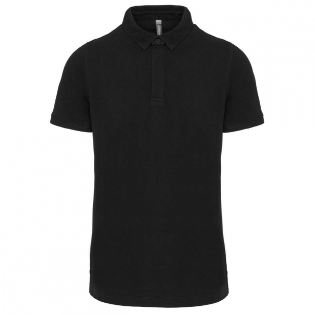 MEN'S SHORT SLEEVE STUD POLO SHIRT