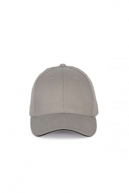 CAP WITH CONTRASTING SANDWICH PEAK - 6PANELS