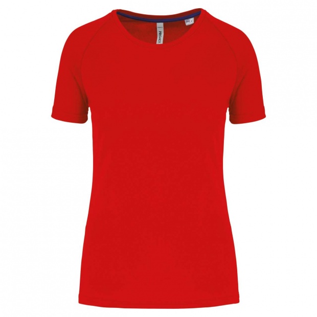 LADIES' RECYCLED ROUND NECK SPORTS T-SHIRT