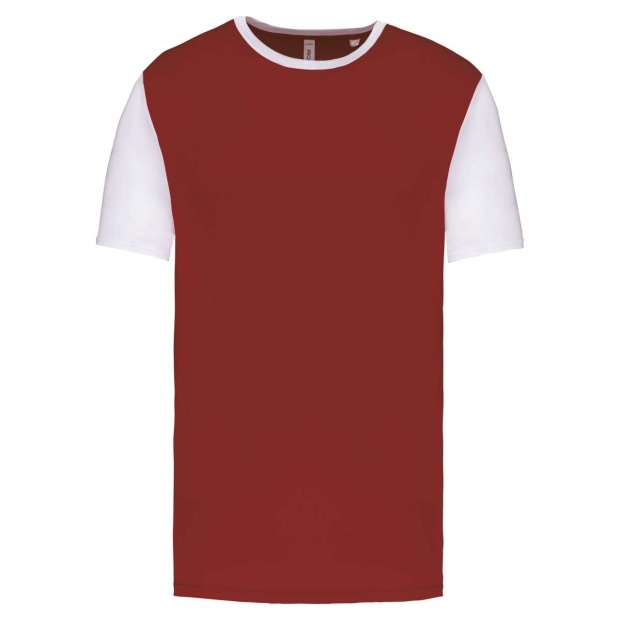 ADULTS' BICOLOUR SHORT-SLEEVED T-SHIRT