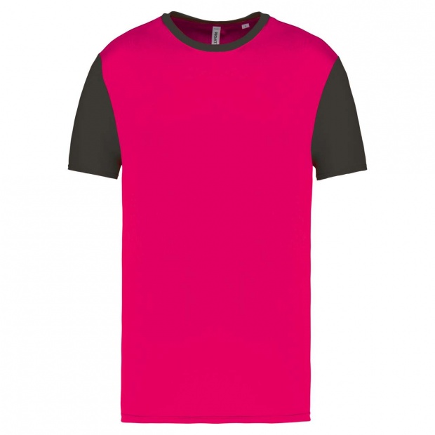 ADULTS' BICOLOUR SHORT-SLEEVED T-SHIRT
