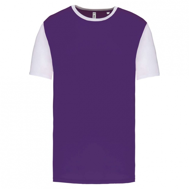 ADULTS' BICOLOUR SHORT-SLEEVED T-SHIRT