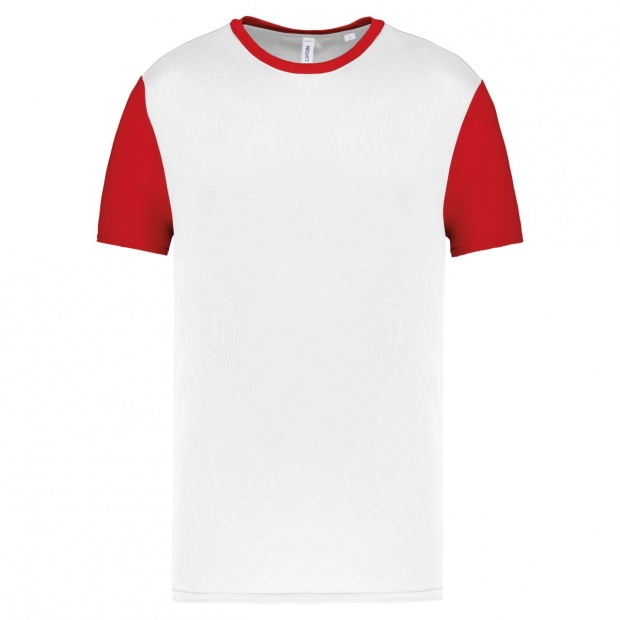 ADULTS' BICOLOUR SHORT-SLEEVED T-SHIRT