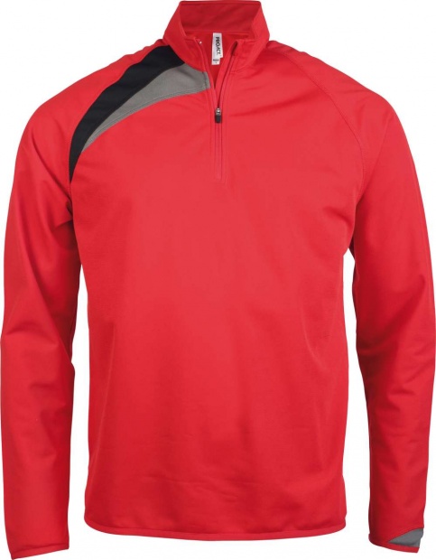 KIDS' ZIP NECK TRAINING TOP