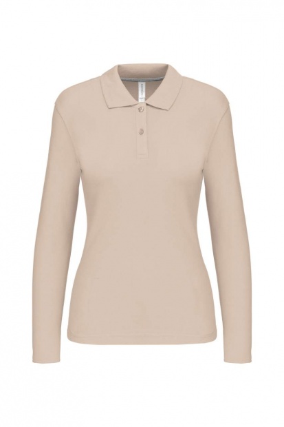 LADIES' LONG-SLEEVED POLO SHIRT