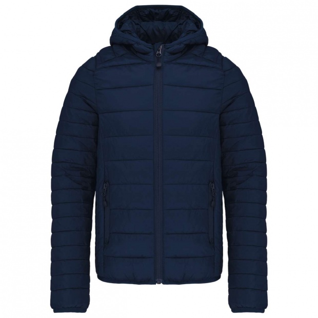 KIDS' LIGHTWEIGHT HOODED PADDED JACKET