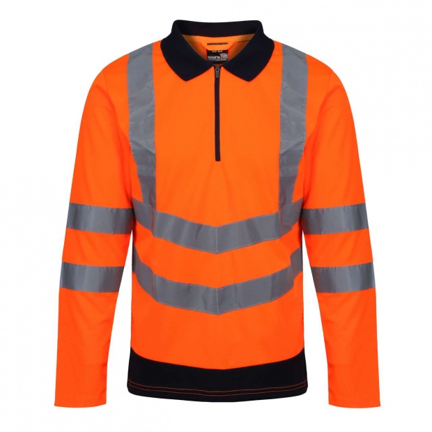 PRO HI-VIS LS POLO SHIRT
