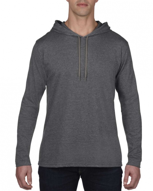 FELNŐTT FASHION BASIC HOSZZÚ UJJÚ KAPUCNIS PÓLÓ