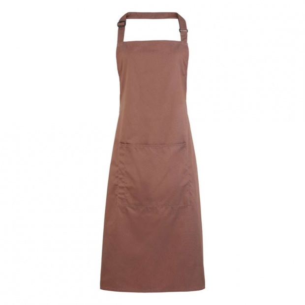 ‘COLOURS’ BIB APRON WITH POCKET