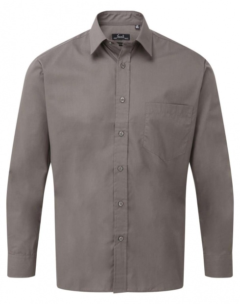MEN'S LONG SLEEVE POPLIN SHIRT