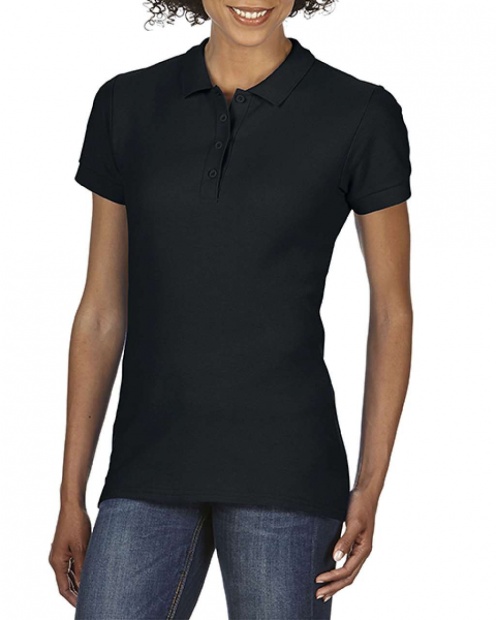 SOFTSTYLE® LADIES' DOUBLE PIQUÉ POLO