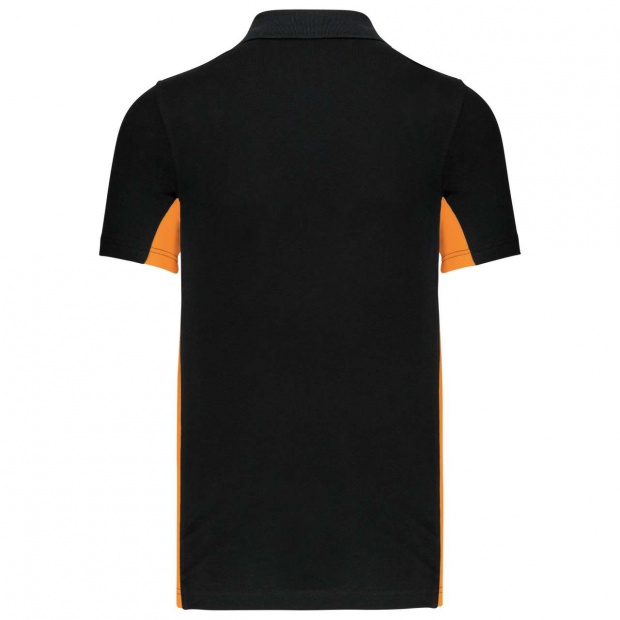 FLAG - SHORT-SLEEVED TWO-TONE POLO SHIRT