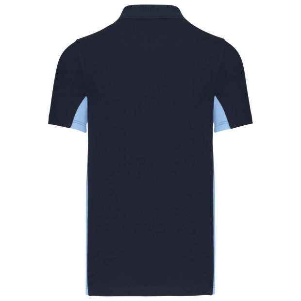 FLAG - SHORT-SLEEVED TWO-TONE POLO SHIRT
