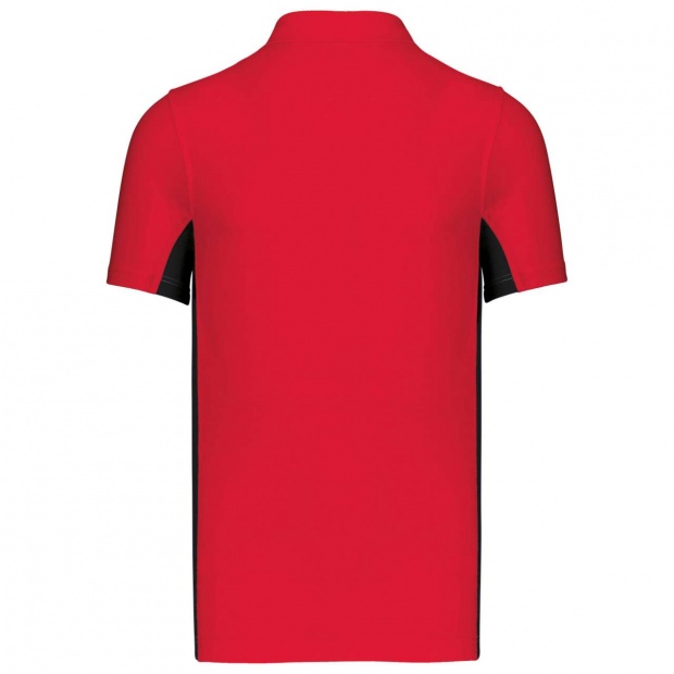 FLAG - SHORT-SLEEVED TWO-TONE POLO SHIRT