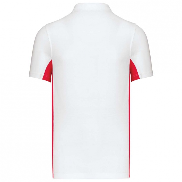FLAG - SHORT-SLEEVED TWO-TONE POLO SHIRT
