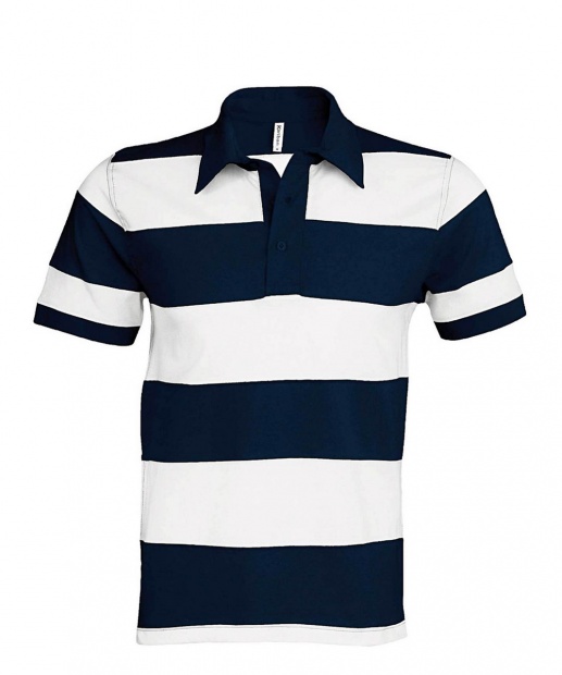 RAY - SHORT-SLEEVED STRIPED POLO SHIRT