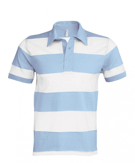 RAY - SHORT-SLEEVED STRIPED POLO SHIRT