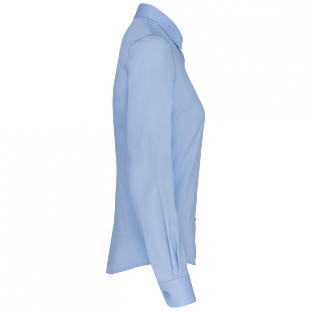LADIES’ LONG-SLEEVED COTTON POPLIN SHIRT LADIES’ LONG-SLEEVED COTTON POPLIN SHIRT