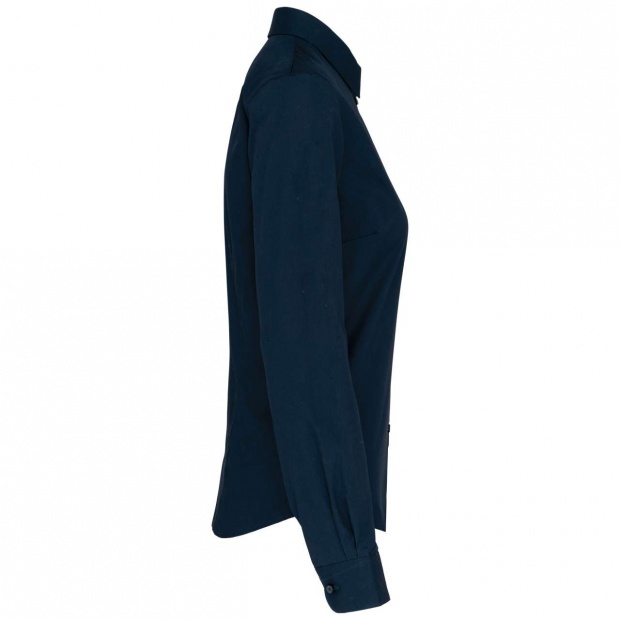 LADIES’ LONG-SLEEVED COTTON POPLIN SHIRT LADIES’ LONG-SLEEVED COTTON POPLIN SHIRT
