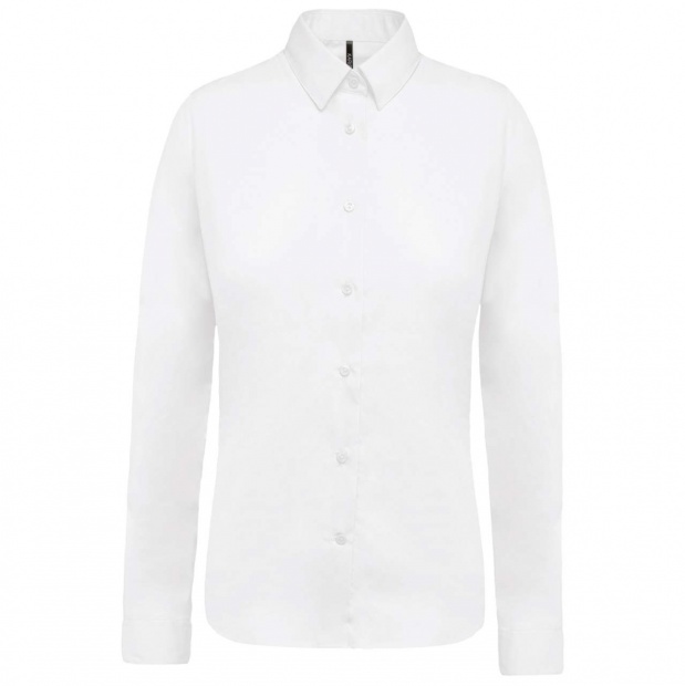 LADIES’ LONG-SLEEVED COTTON POPLIN SHIRT LADIES’ LONG-SLEEVED COTTON POPLIN SHIRT