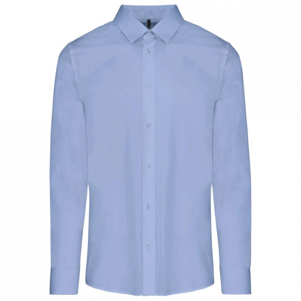 MEN’S LONG-SLEEVED COTTON POPLIN SHIRT