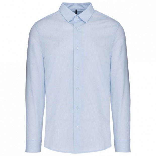 MEN’S LONG-SLEEVED COTTON POPLIN SHIRT