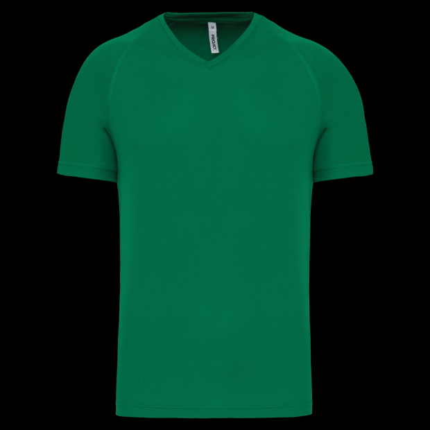 MEN’S V-NECK SHORT SLEEVE SPORTS T-SHIRT