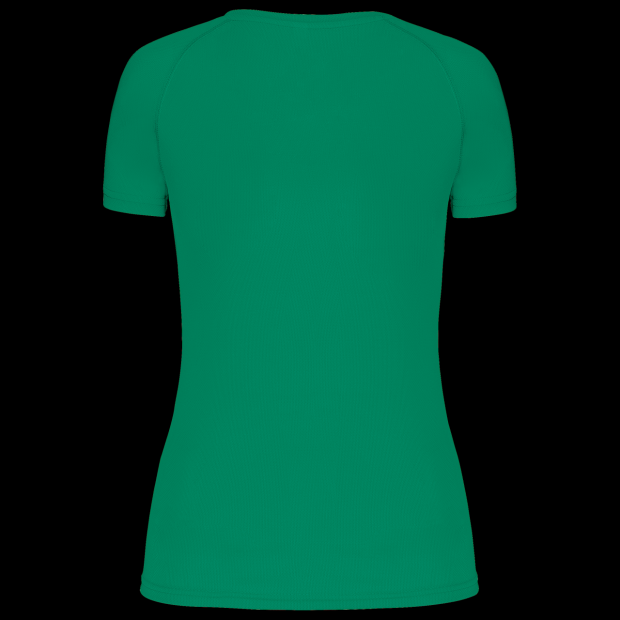 LADIES’ V-NECK SHORT SLEEVE SPORTS T-SHIRT
