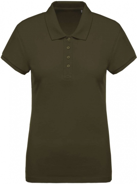 LADIES’ ORGANIC PIQUÉ SHORT-SLEEVED POLO SHIRT
