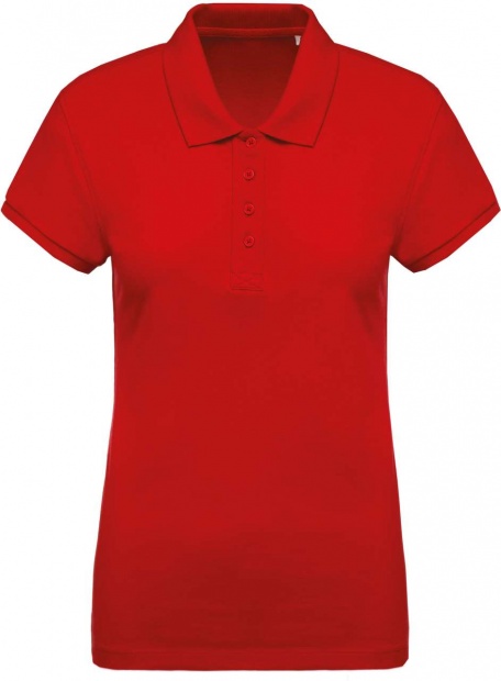 LADIES’ ORGANIC PIQUÉ SHORT-SLEEVED POLO SHIRT