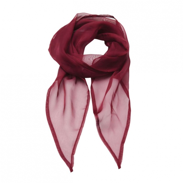 'COLOURS COLLECTION' PLAIN CHIFFON SCARF