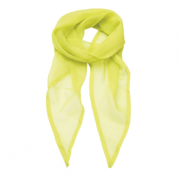'COLOURS COLLECTION' PLAIN CHIFFON SCARF