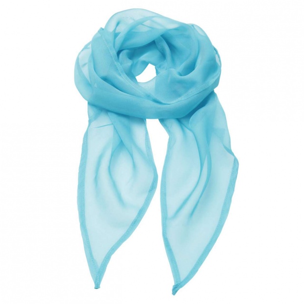 'COLOURS COLLECTION' PLAIN CHIFFON SCARF