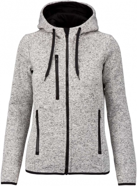 LADIES’ HEATHER HOODED JACKET