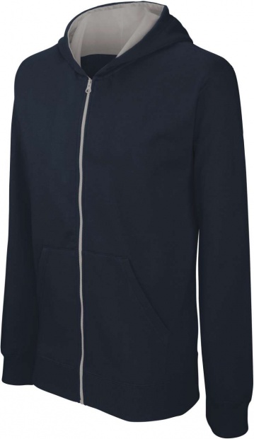 KIDS' FULL ZIP HOODED SWEATSHIRT