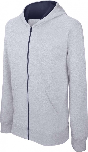 KIDS' FULL ZIP HOODED SWEATSHIRT