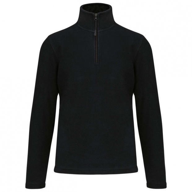 ENZO - ZIP NECK MICROFLEECE JACKET