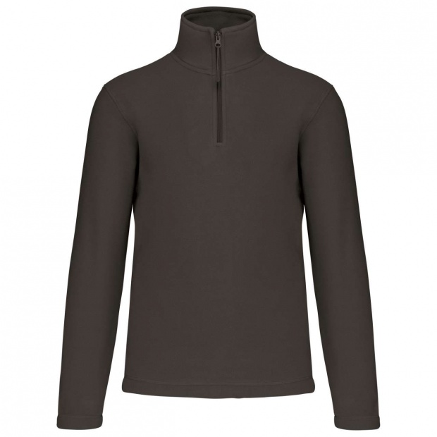 ENZO - ZIP NECK MICROFLEECE JACKET