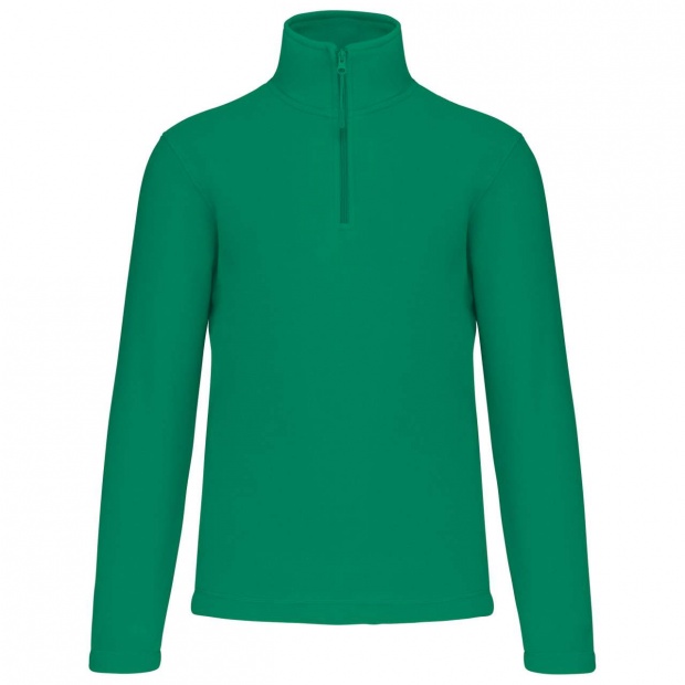 ENZO - ZIP NECK MICROFLEECE JACKET
