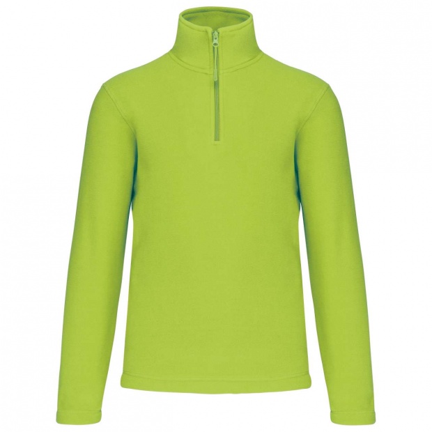 ENZO - ZIP NECK MICROFLEECE JACKET