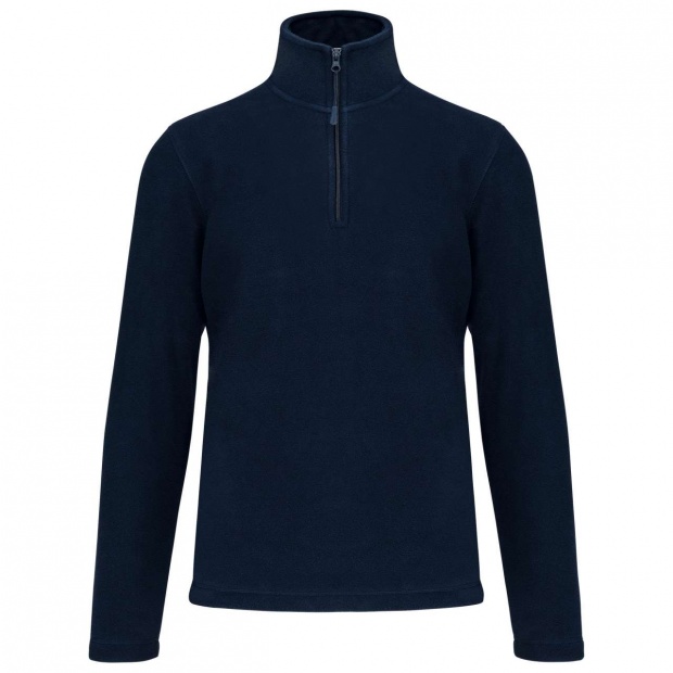 ENZO - ZIP NECK MICROFLEECE JACKET