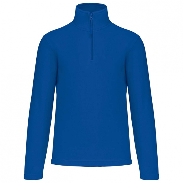 ENZO - ZIP NECK MICROFLEECE JACKET