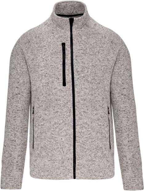 MEN'S FULL ZIP HEATHER JACKET